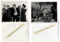 Lot of Twenty 10 x 8 Glossy Photos Featuring Shemp, Most From Three Stooges Films -- Very Good Condition